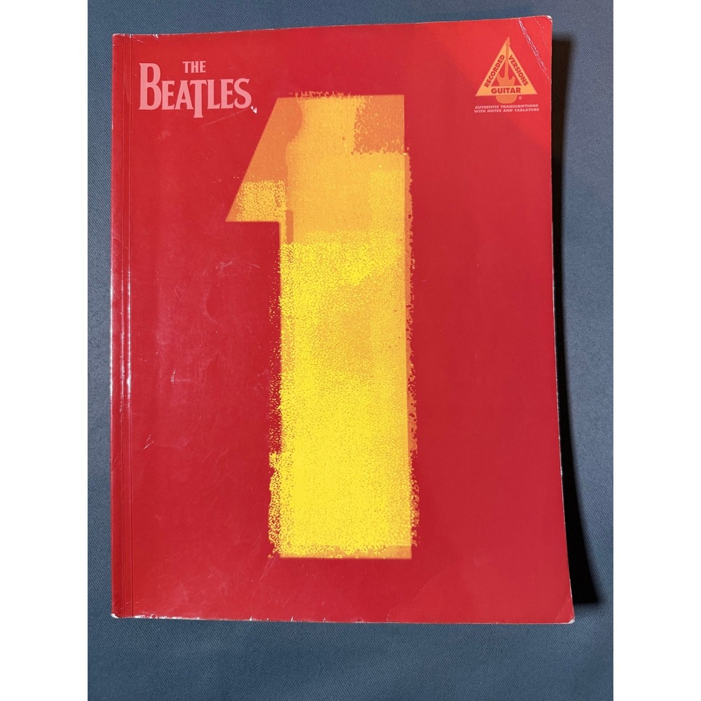 The Beatles 1 Guitar Tab Songbook Hal Leonard Recorded Versions Tablature Red